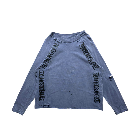 Distressed Script Long Sleeve